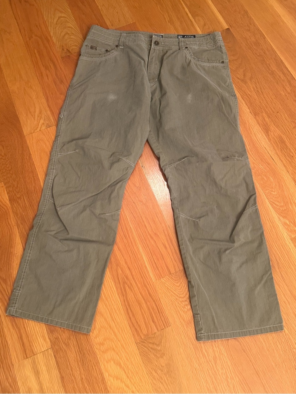 Men's KUHL Casual Straight-Leg Pants - Olive